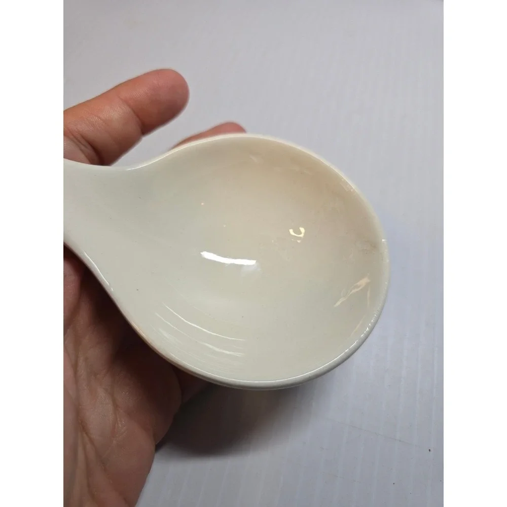 Vintage Ceramic Soup Tureen with Ladle‎ and Underplate Floral Design Blue Trim